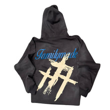 Load image into Gallery viewer, LIMITED EDITION Family Made Gray Vintage Triple Cross Hoodie

